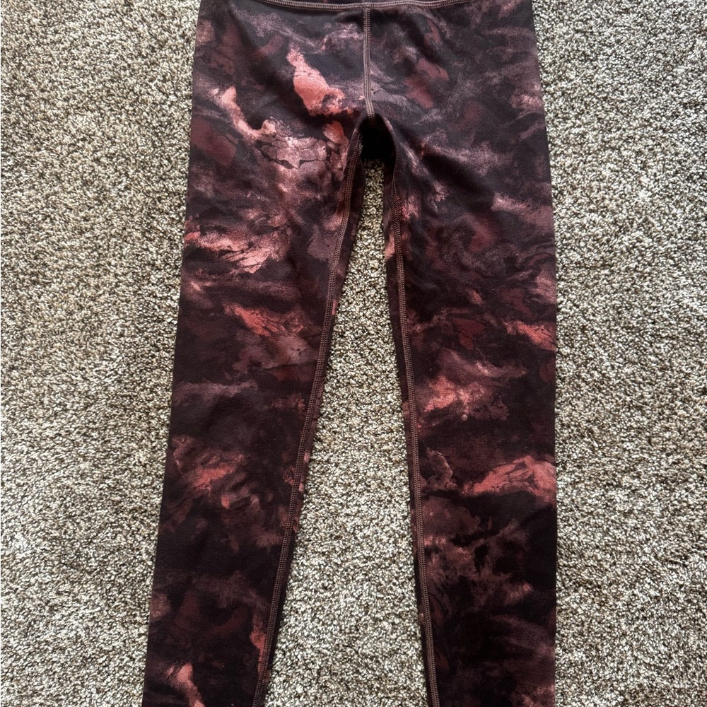 Athleta Kids Leggings - Brown and Pink